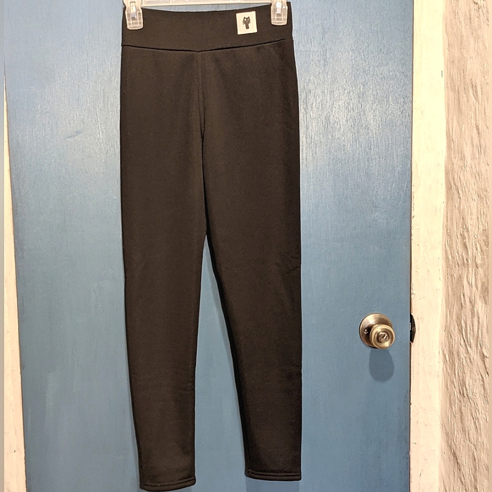 Fleece Lined Leggings Small Kitten